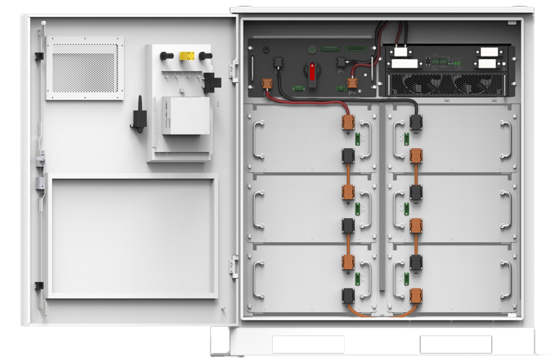 Industrial Energy Storage ESS Air Cooled 200V - 800V PV MPPT Voltage Range 30kW Rated Power