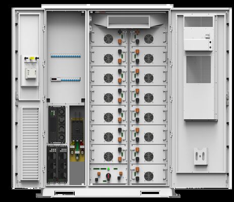 Compact Air Cooled ESS PV MPPT Voltage Range 200V 800V Untuk Manajemen Energi